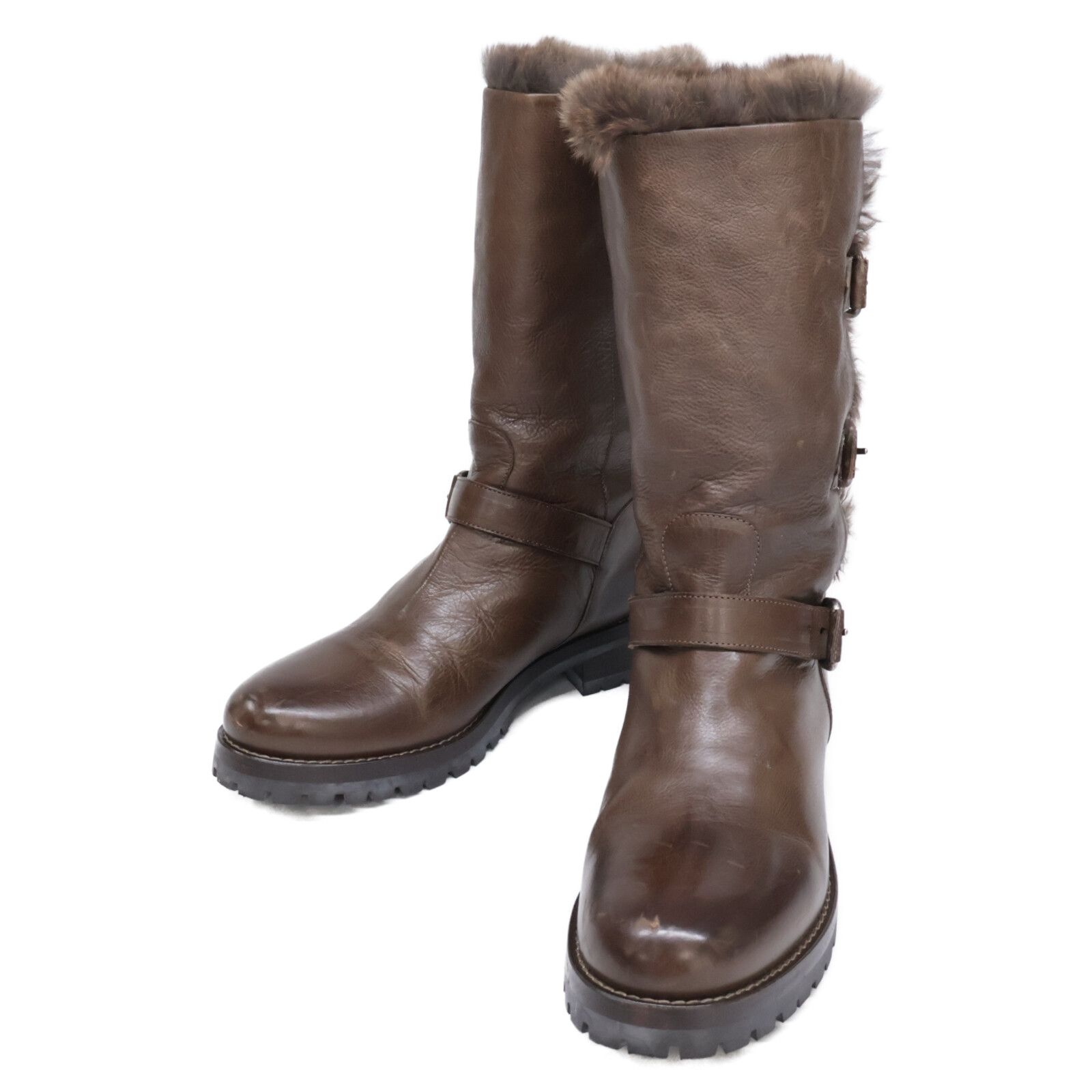 SARTORE サルトル 【美品】SX403 ダメージ加工カーフスキン×ラビット