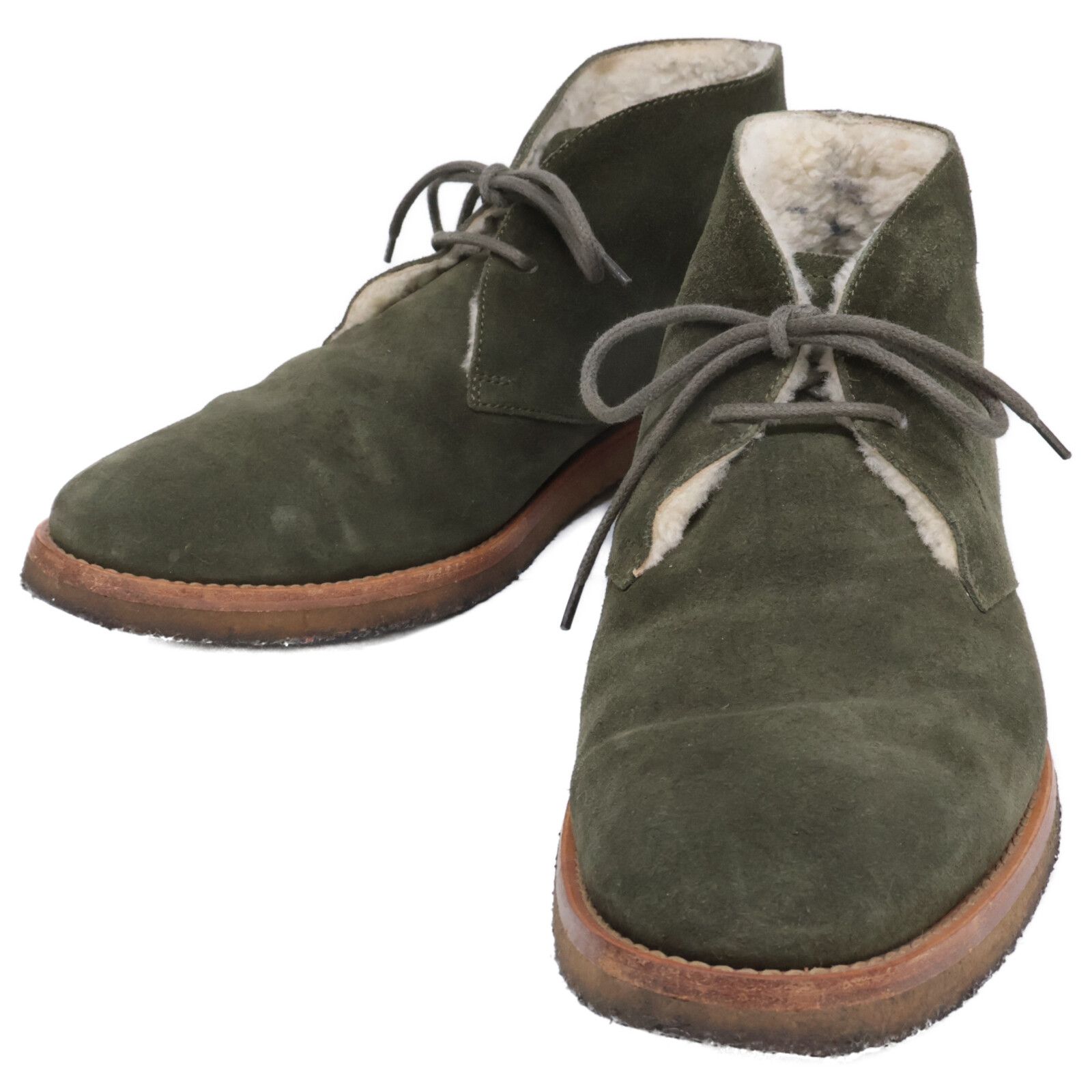 TOD S トッズ スエード インナーボア チャッカブーツ 7 A