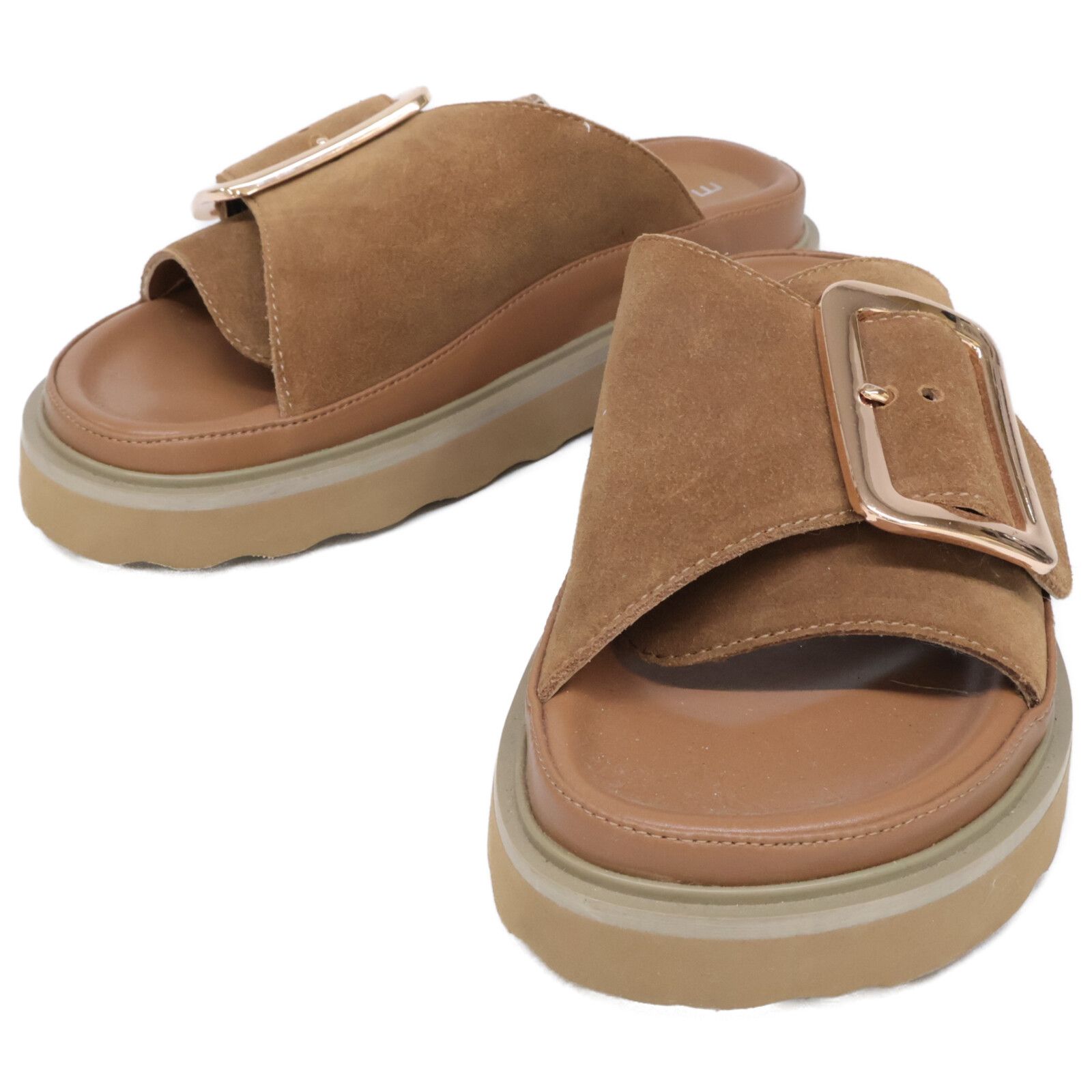 未使用級✨MOHI モヒ SLOBE IENA 別注 バックルサンダル 37 IENA SLOBE イエナ スローブ xMOHI モヒ 1902466 ビッグバックル