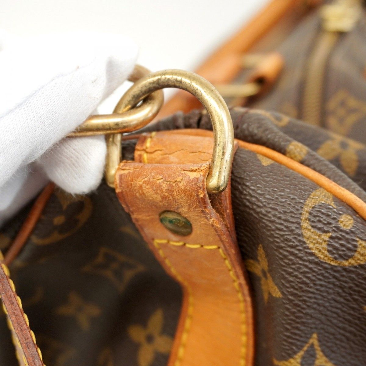 5pc3907】ルイヴィトン ボストンバッグ モノグラム キーポルバンド