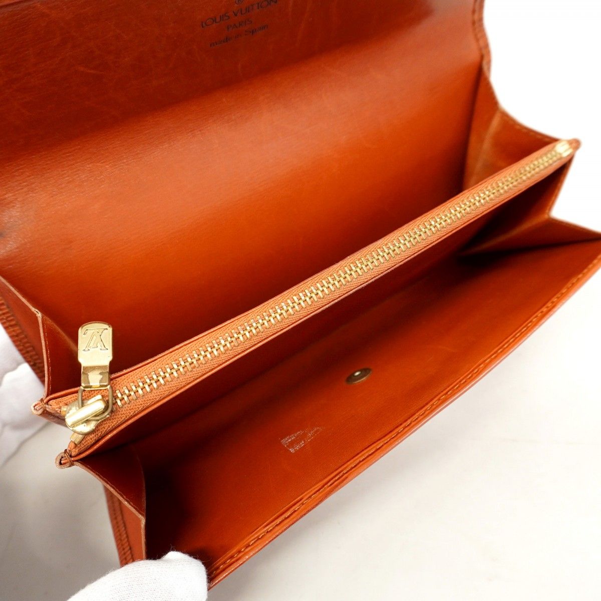 5pc3913】ルイヴィトン 長財布 エピ ポシェットポルトモネクレディ