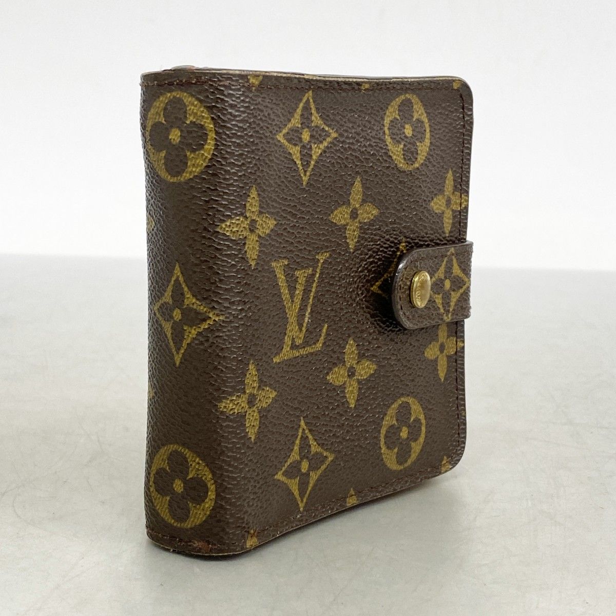 5pc3753】ルイヴィトン 財布 モノグラム コンパクトジップ M61667