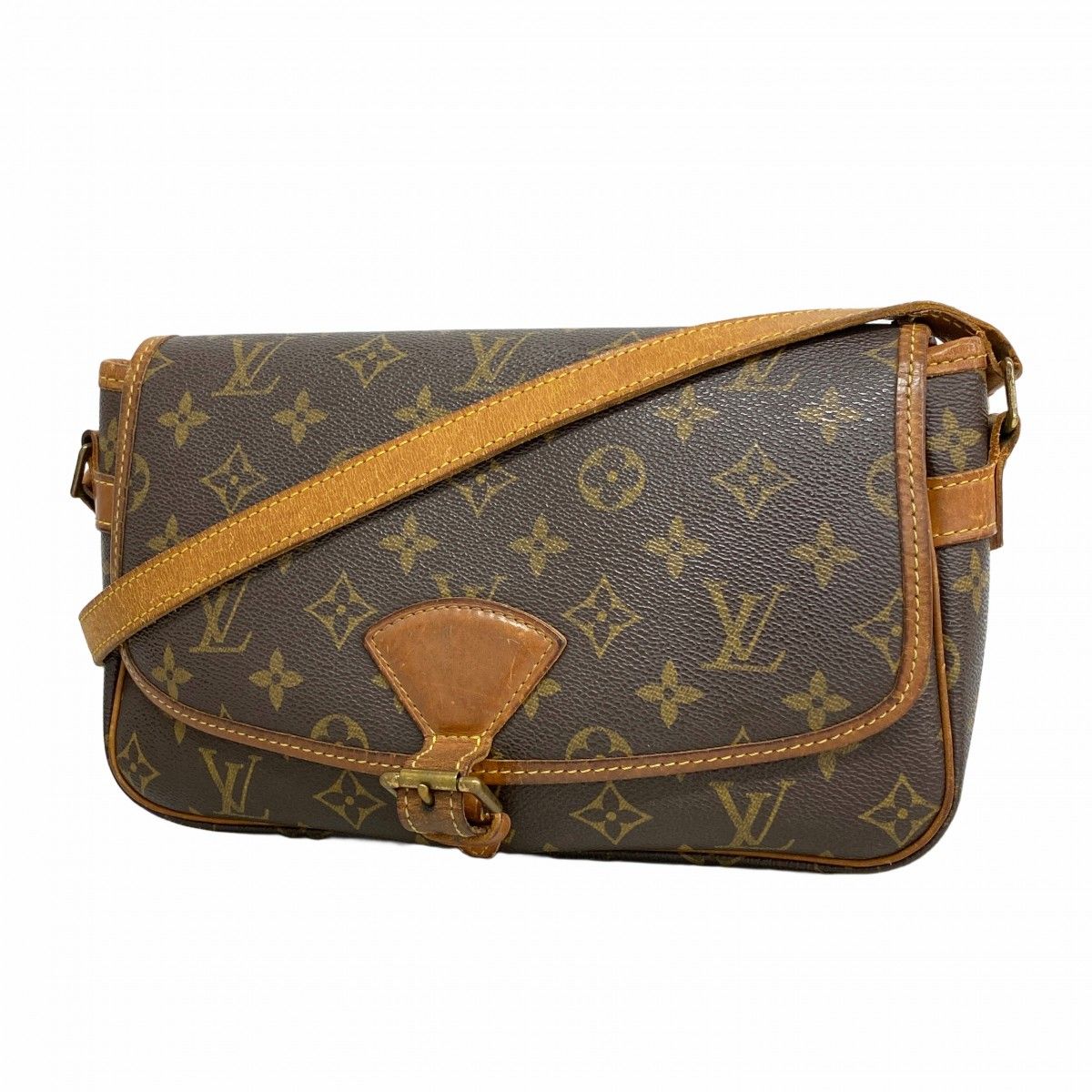 5pc3757】ルイヴィトン ショルダーバッグ モノグラム ソローニュ