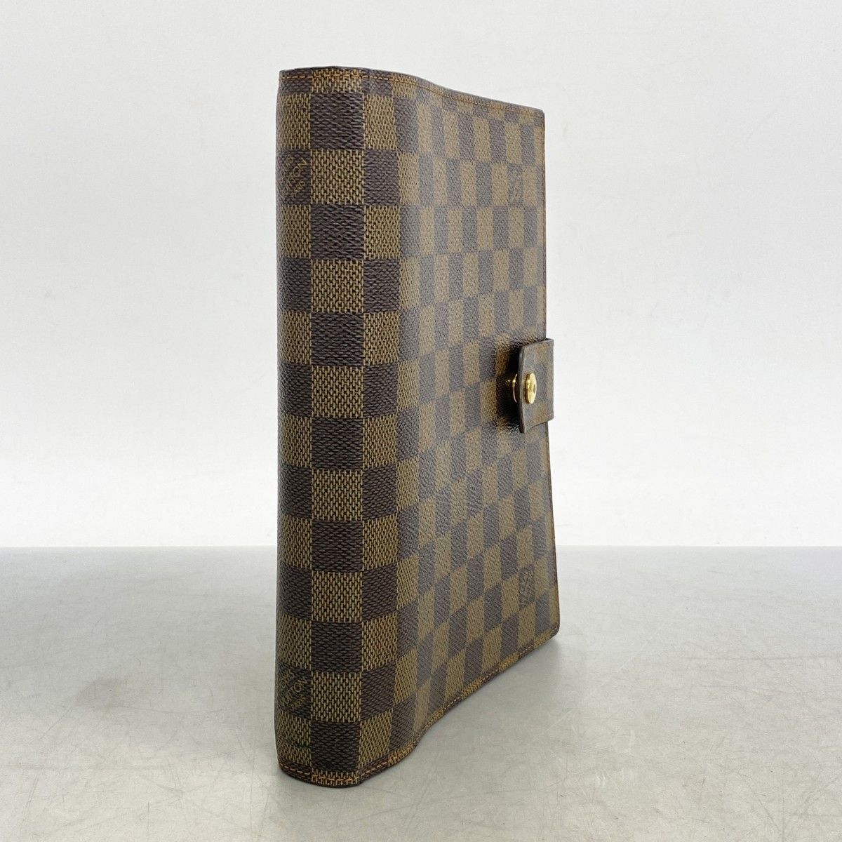 5pc3758】ルイヴィトン 手帳カバー ダミエ アジェンダGM R20107 エベヌ