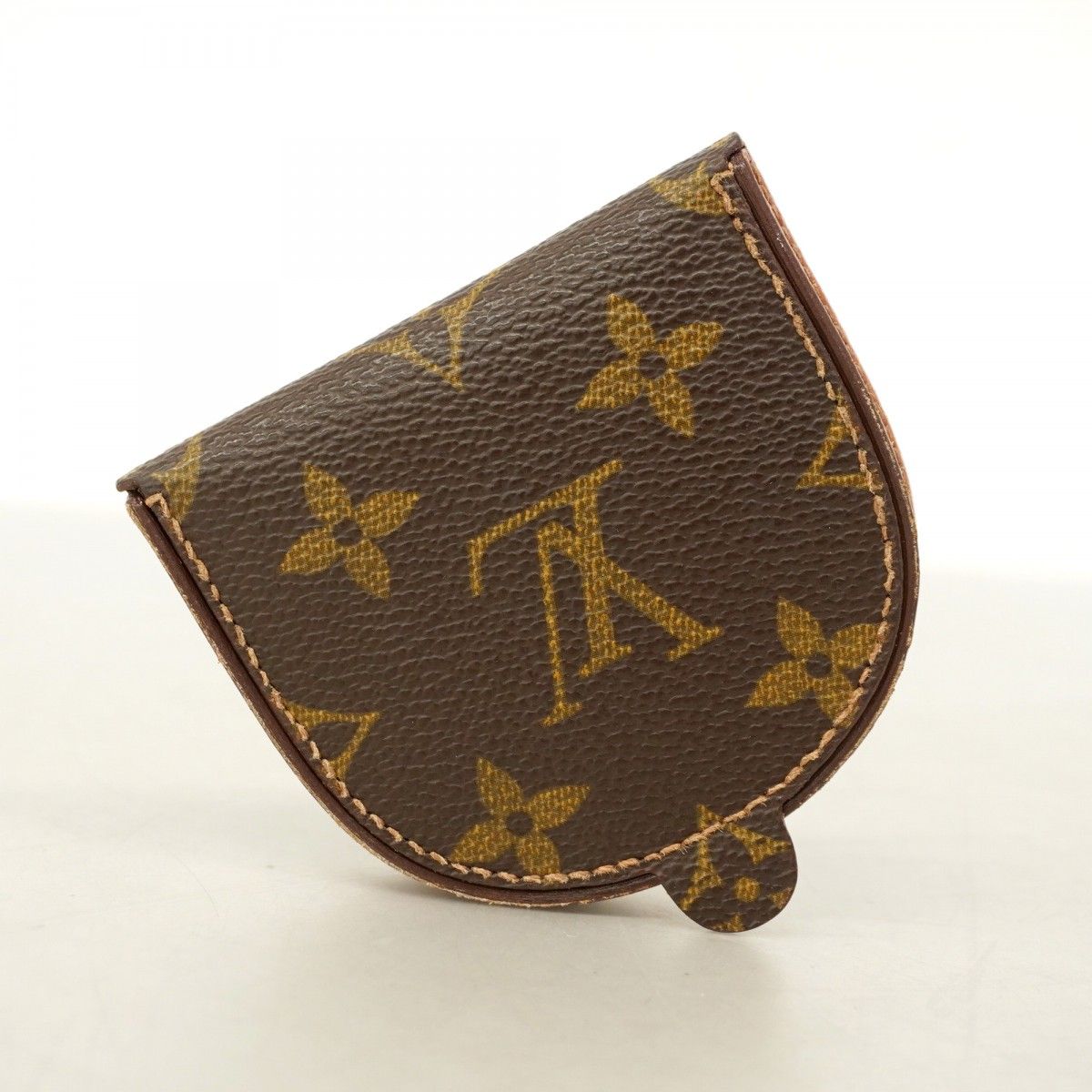  5 pc 3796 ルイヴィトン コインケース モノグラム ポルトモネキュヴェット M 61960 ブラウン メンズ レディース ユニセックス コインケース 小銭入れ 小物