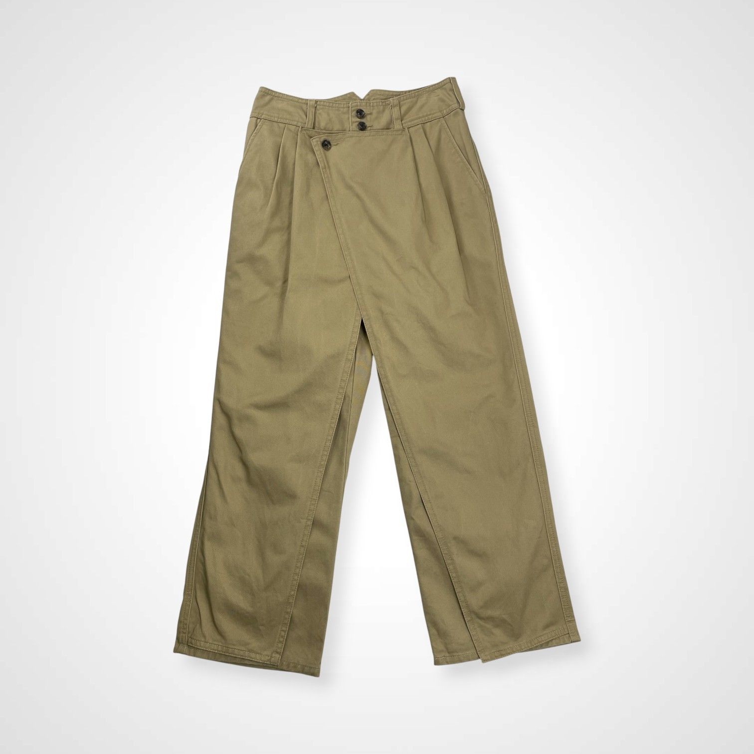 CLANE クラネ / FRONT WRAP CHINO PANTS フロントラップチノ  参考定価：28,000+tax SIZE：2