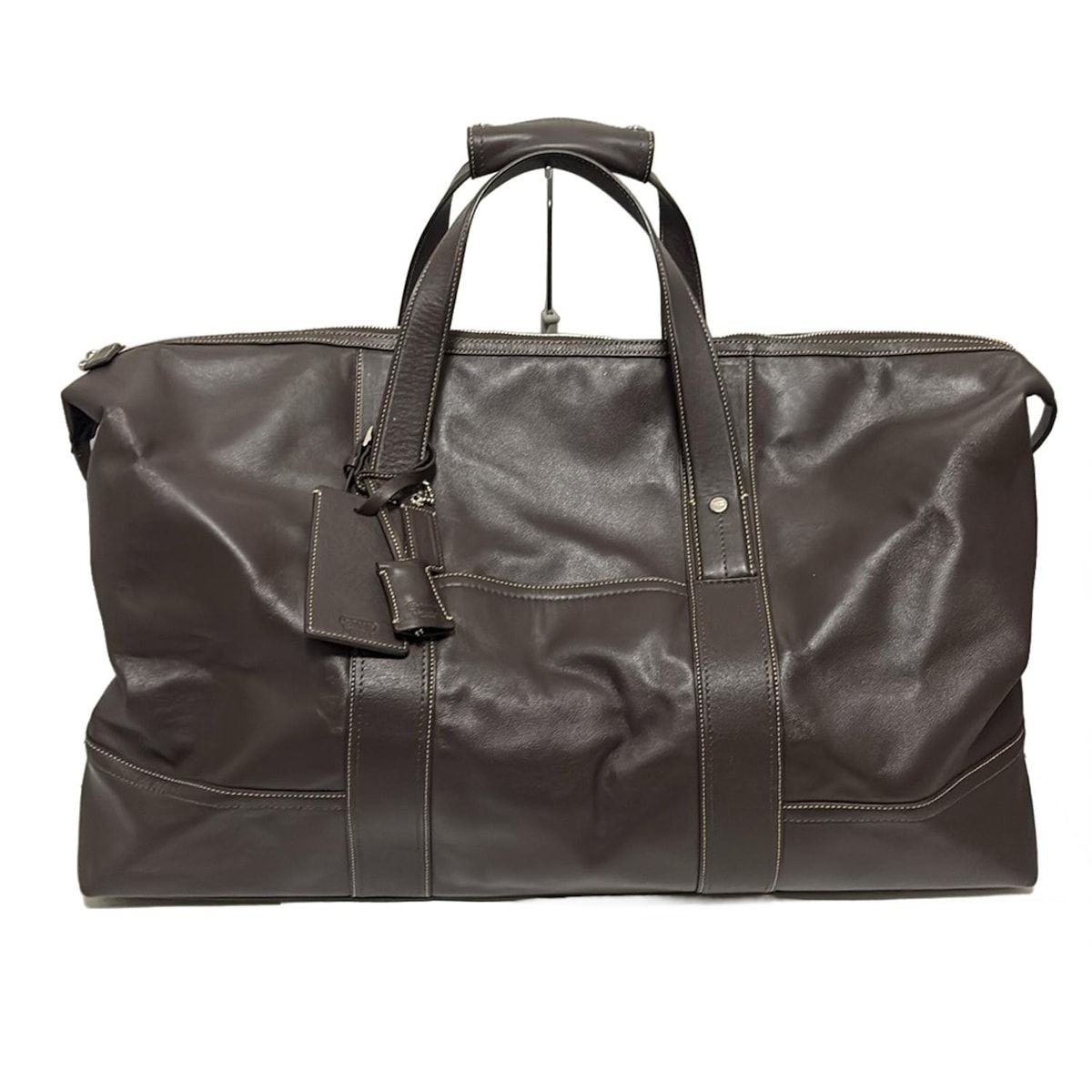 COACH コーチ ボストンバッグ F 05 J 03 ダークブラウン レザー