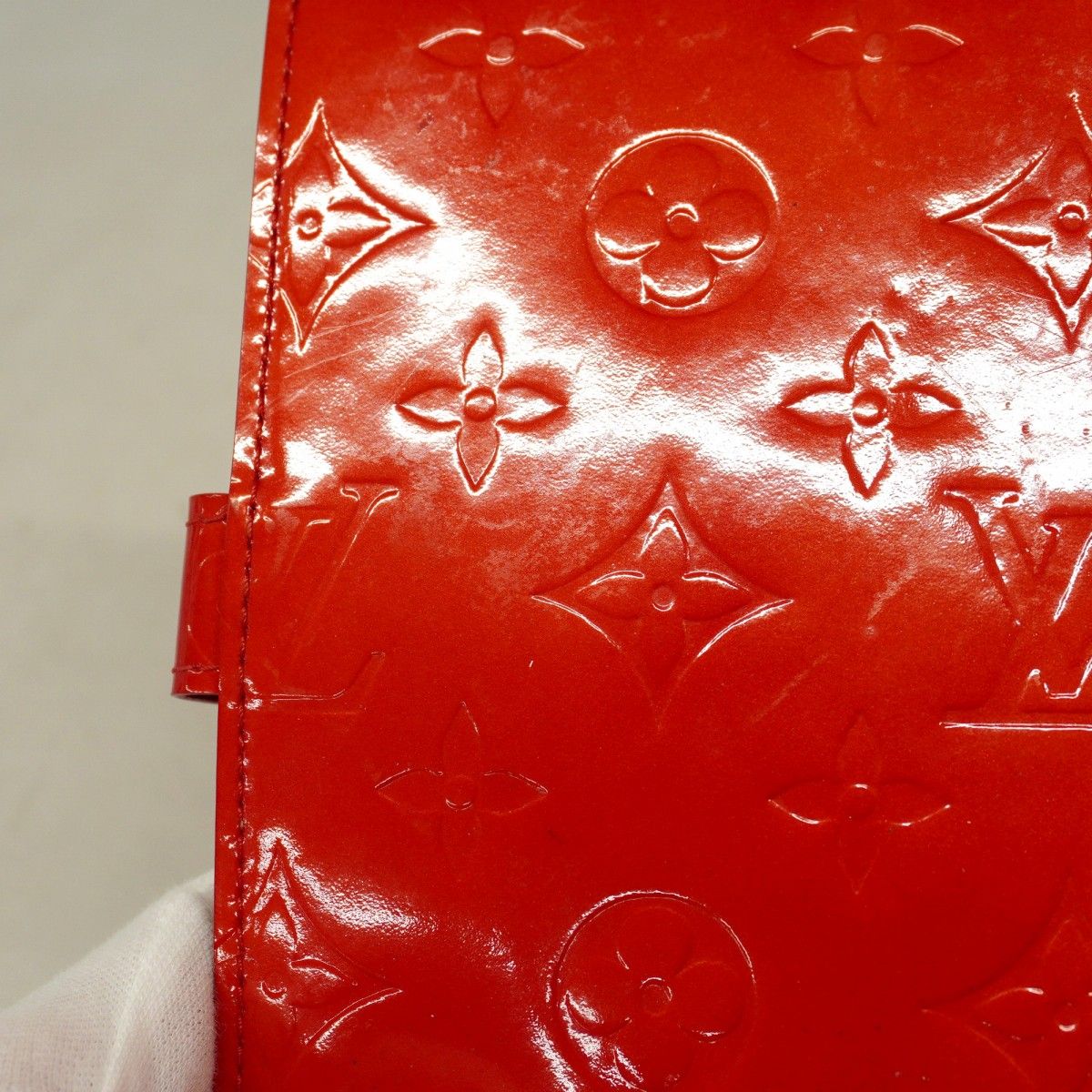  5 pc 3868 k ルイヴィトン 手帳カバー ヴェルニ アジェンダPM R 21003 ルージュ レディース 手帳 手帳 日記 家計簿