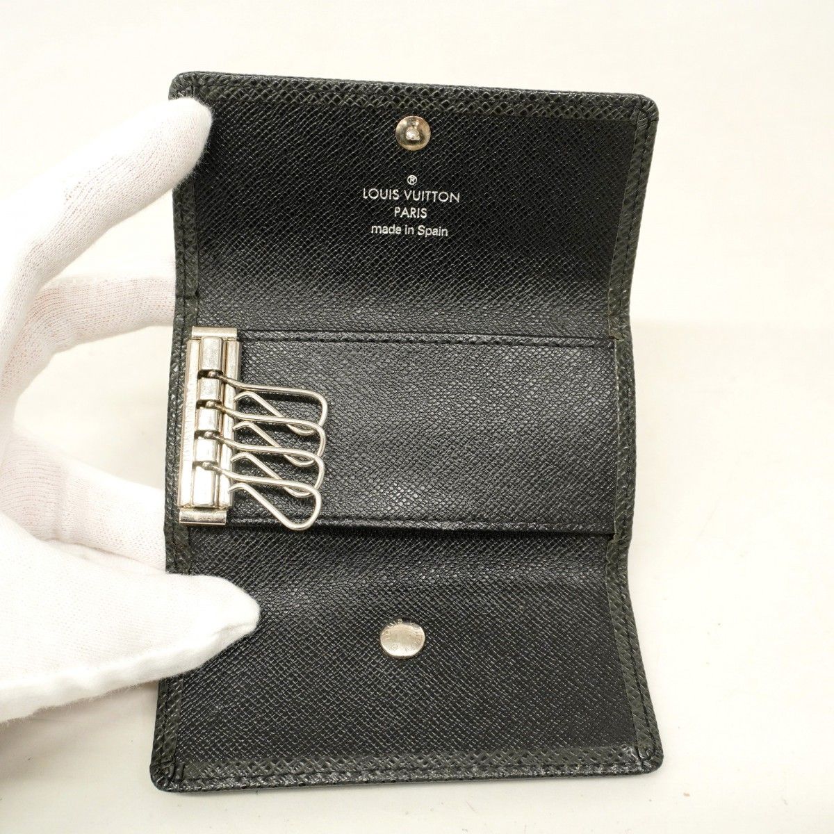  5 pc 3871-k ルイヴィトン キーケース タイガ ミュルティクレ4 M 30522 アルドワーズ メンズ キーケース 小物