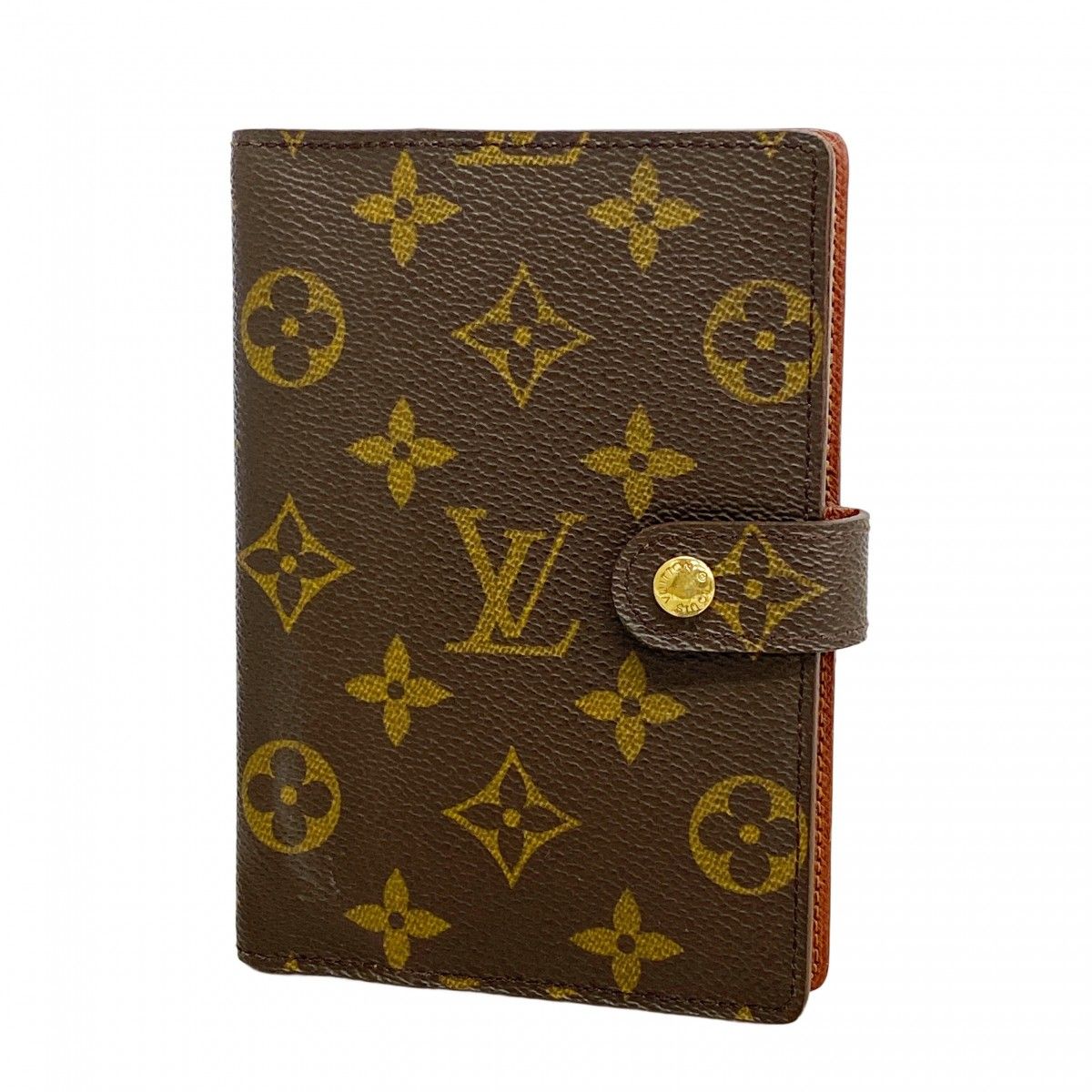 5 pc 3874 k ルイヴィトン 手帳カバー モノグラム アジェンダPM R 20005 ブラウン レディース