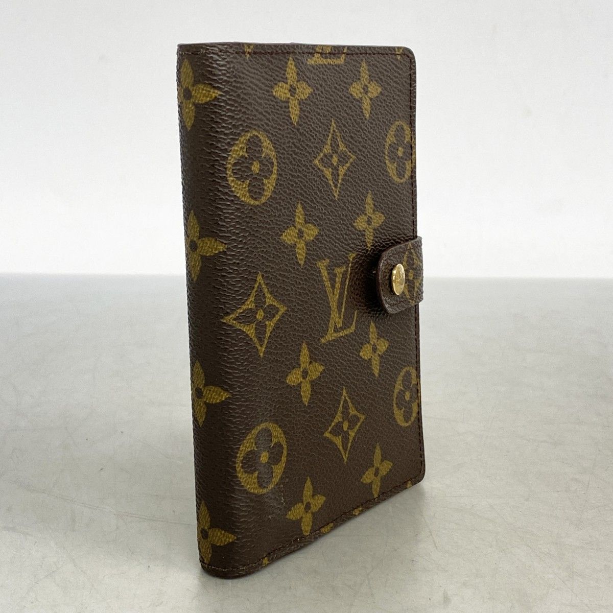 5 pc 3874 k ルイヴィトン 手帳カバー モノグラム アジェンダPM R 20005 ブラウン レディース