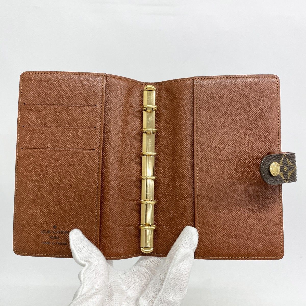 5pc3874-k】ルイヴィトン 手帳カバー モノグラム アジェンダPM R20005