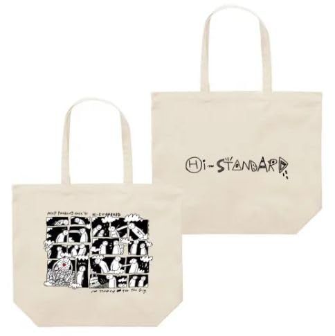 Hi ハイ ハイスタ グッズ 2025 SNB TOUR バッグ Diskah トートバッグ ナチュラル