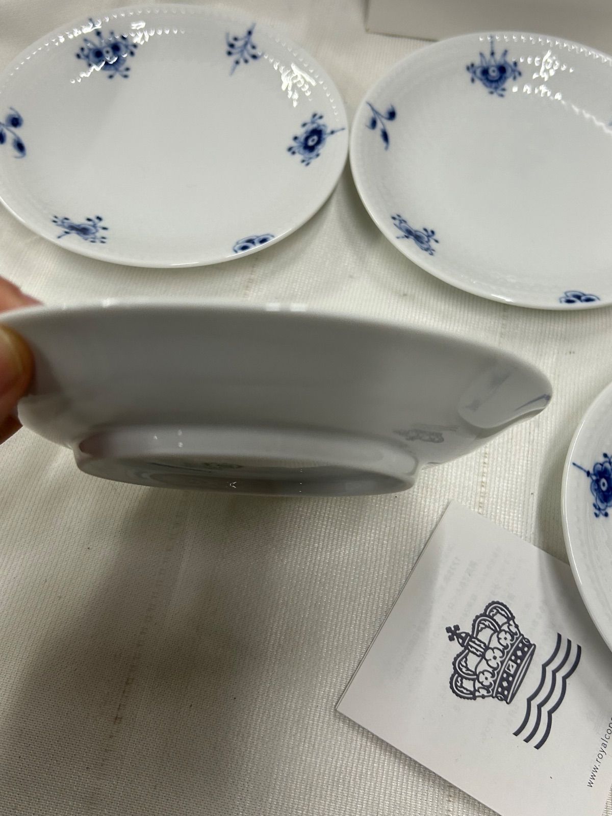 ロイヤルコペンハーゲン　ブルーパルメッテブロッサム　15 ㎝ ロイヤルコペンハーゲン ブルーパルメッテ ブロッサム プレート 15cm 5枚