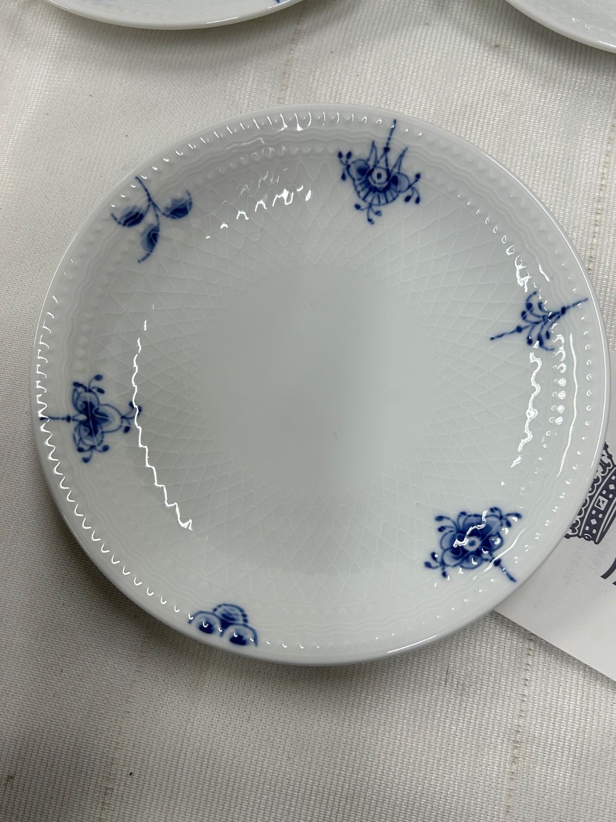 159 新品未使用ロイヤルコペンハーゲン 15cm 小皿 5枚セット ブルー