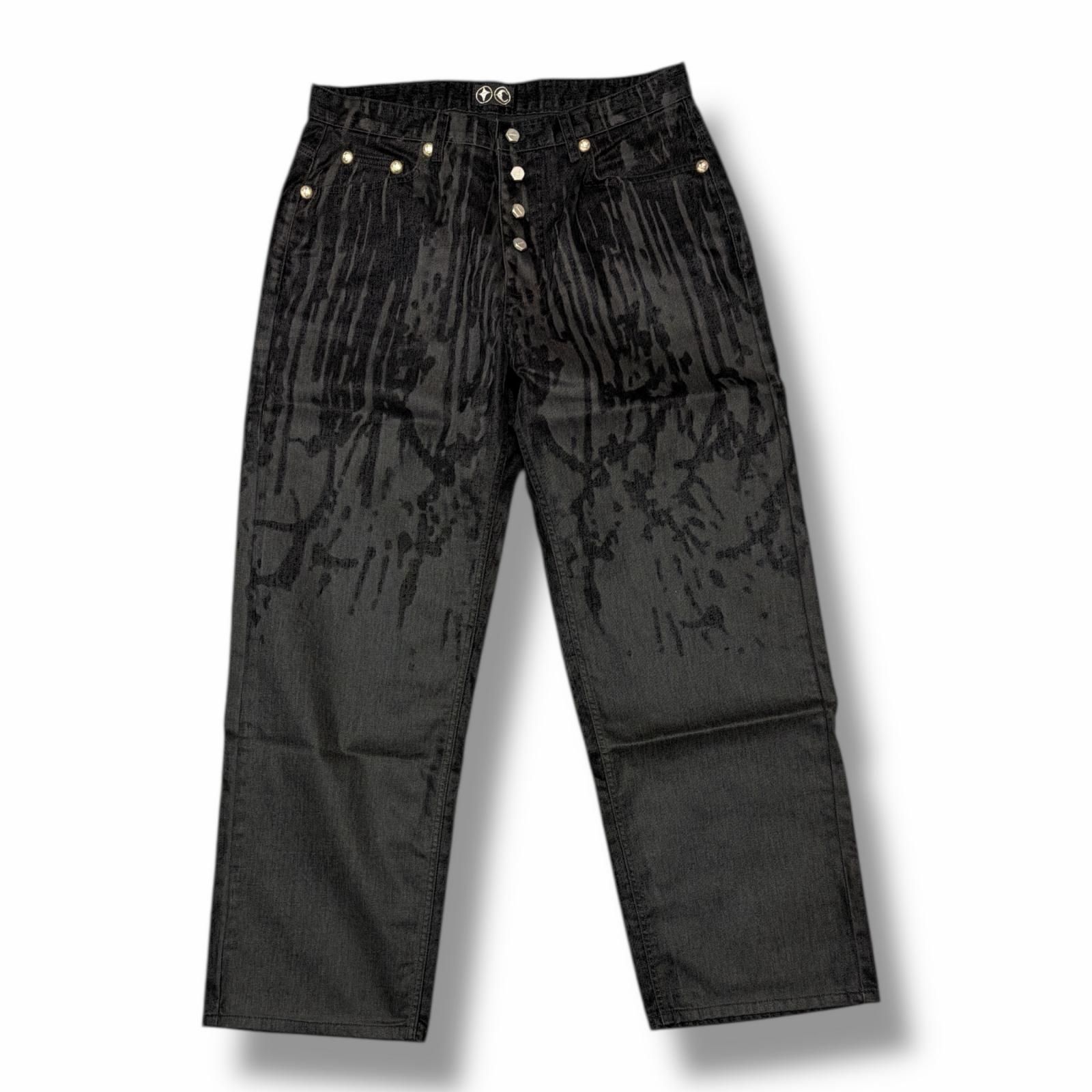 未使用 THUG CLUB 25SS BlOOD LAZERED DENIM PANTS レーザーデニム 