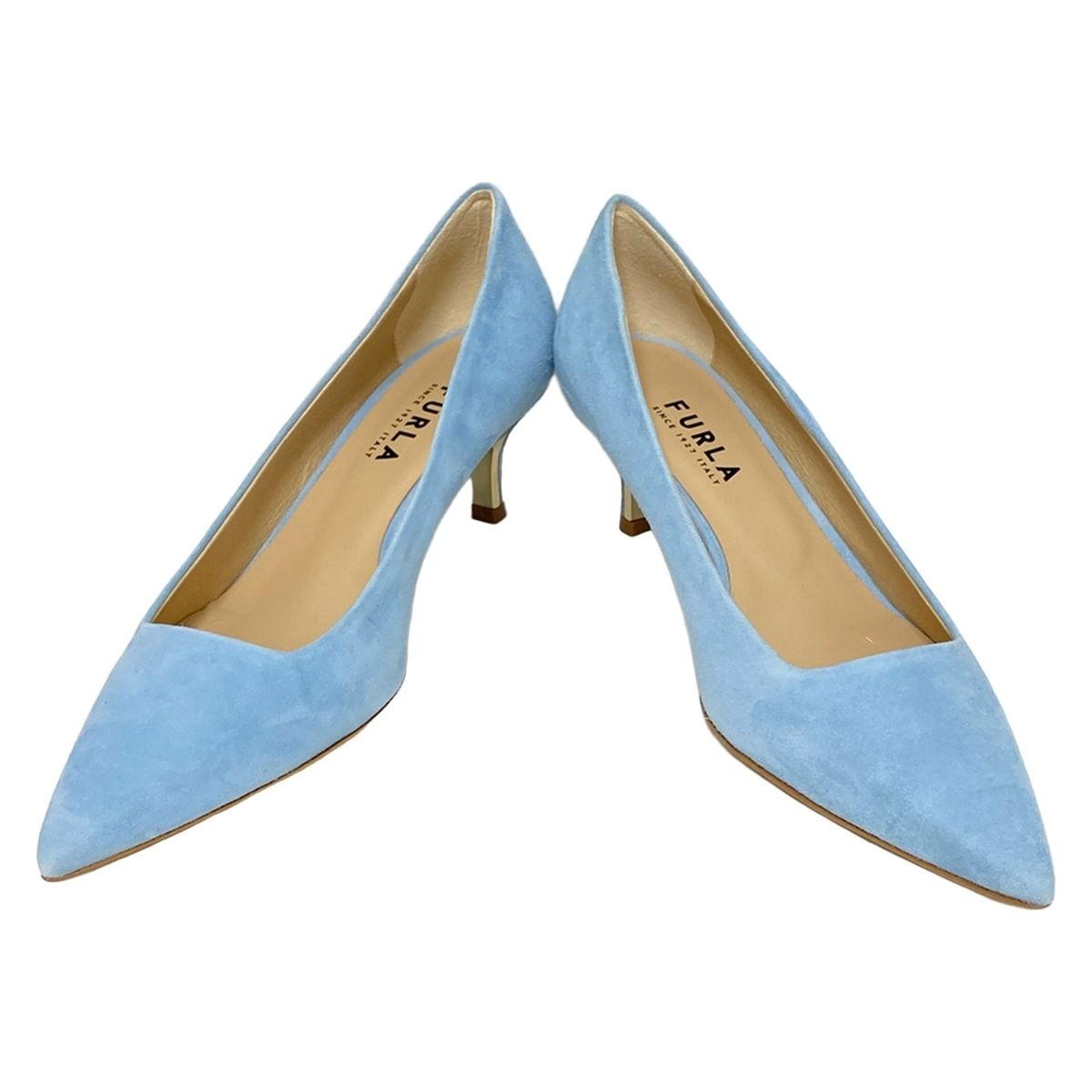 FURLA フルラ パンプス 37 レディース - ライトブルー