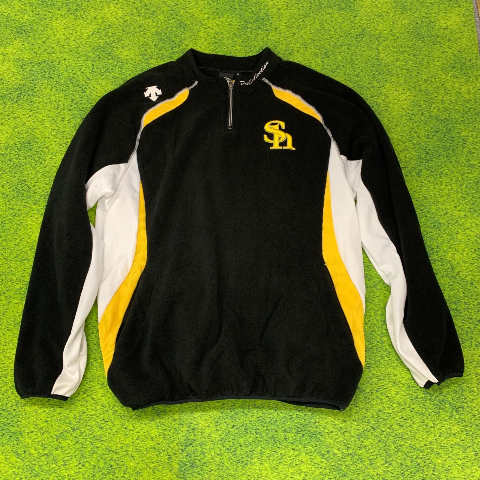 福岡ソフトバンクホークス フリースジャケット デサント Descente M