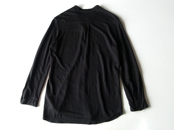 MUSE de Deuxieme Classe ミューズ ドゥーズィエムクラス 2020 SS J-LINEN リネン ニット シャツ 黒 ブラック カーディガン 定価28600円