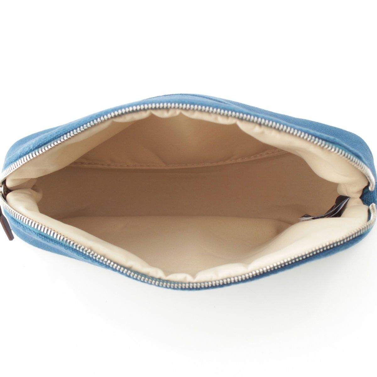 エルメス ボリード ミニミニ キャンバス ポーチ ブルー【中古】 - メルカリ