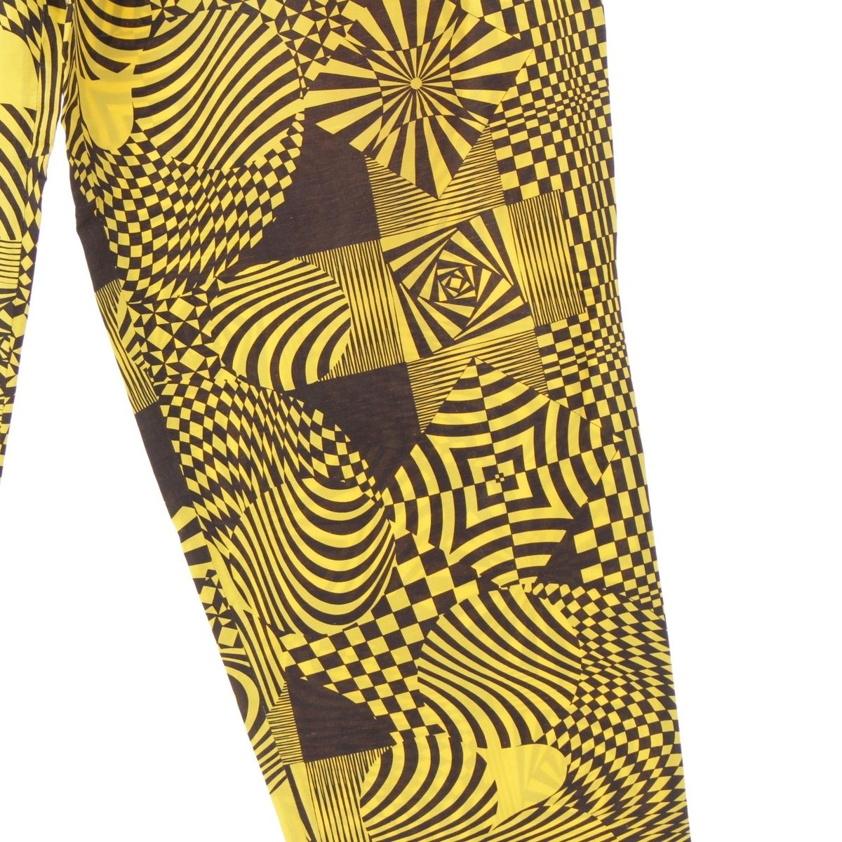 ジャンニ・ヴェルサーチェ シルク リネン サイケデリック パンツ