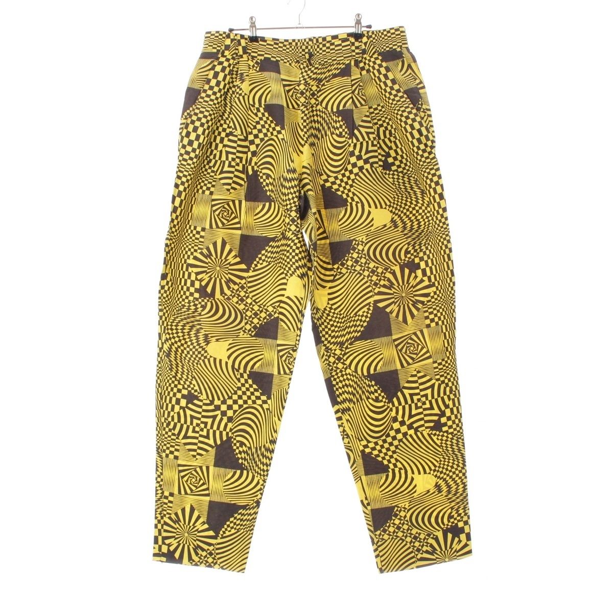 【超メルカリ市で10%P還元‼️】VERSACE サイクルパンツ ジャンニ・ヴェルサーチェ シルク リネン サイケデリック パンツ