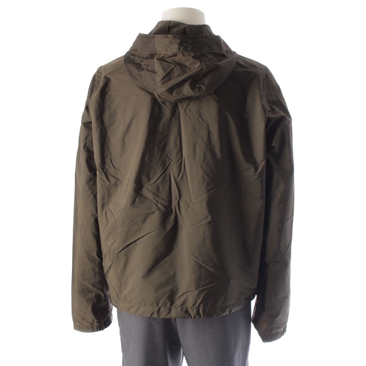 【希少】PRADA SPORT トライアングルロゴ フルジップナイロンジャケット プラダスポーツ トライアングルロゴ ジップアップ フーデット ナイロン