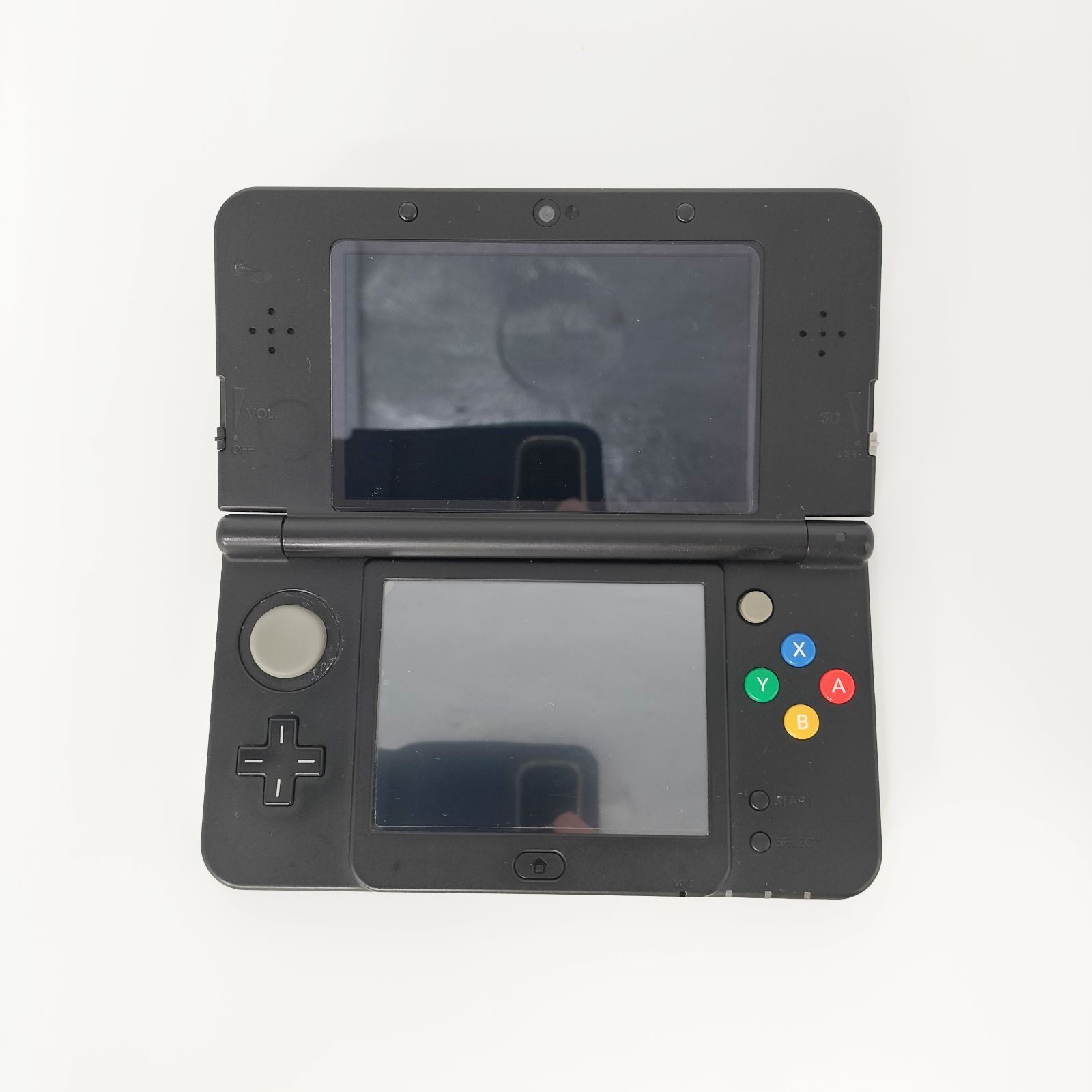 ニンテンドー3 DS ブラック 着せ替えカバー ホワイト 動作品