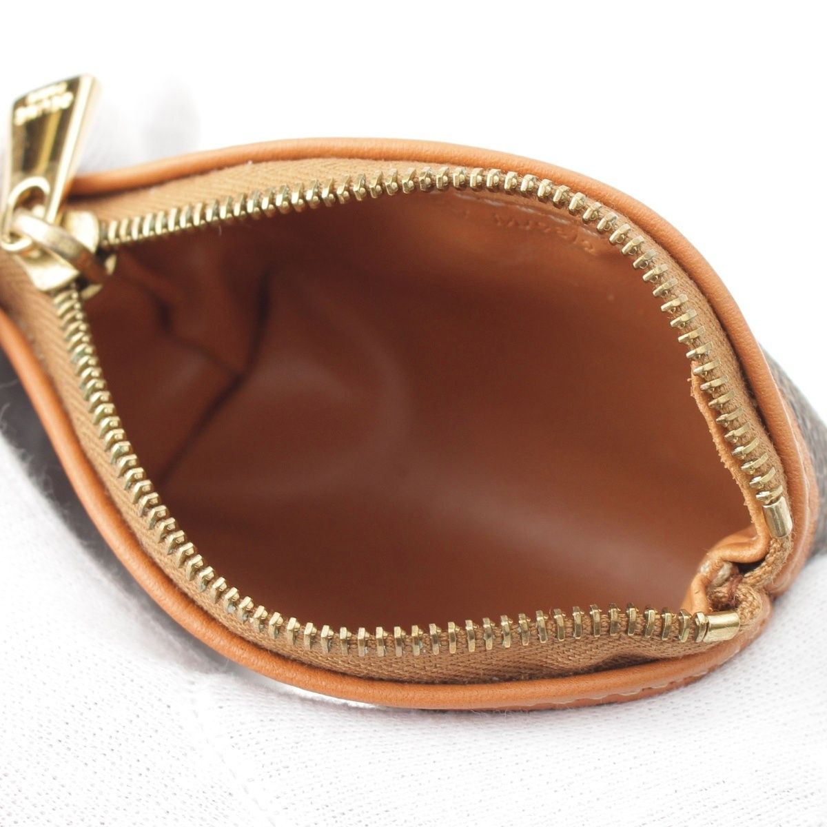  セリーヌ レザー ヴィンテージ マカダム トリオンフ ロゴ コインケース 小銭入れ ブラウン コインケース 小銭入れ 小物