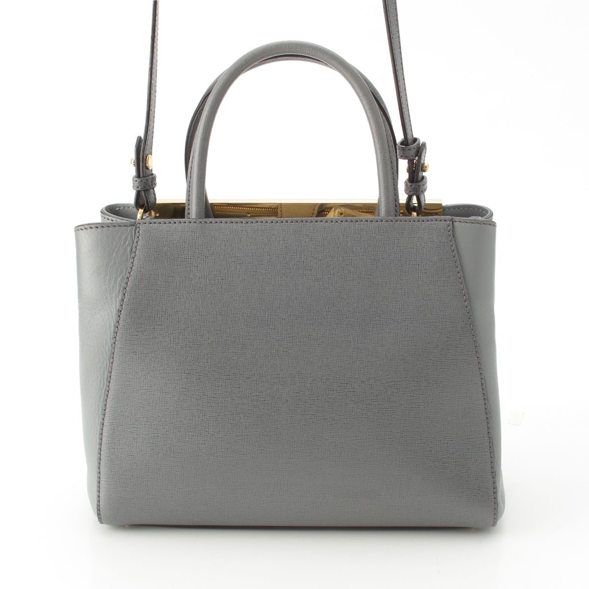 フェンディ プチトゥージュール レザー 2WAY ショルダー ハンドバッグ