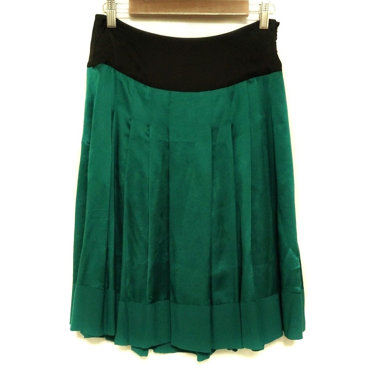Chloe(クロエ) スカート サイズT 36 レディース - ブルーグリーン×黒