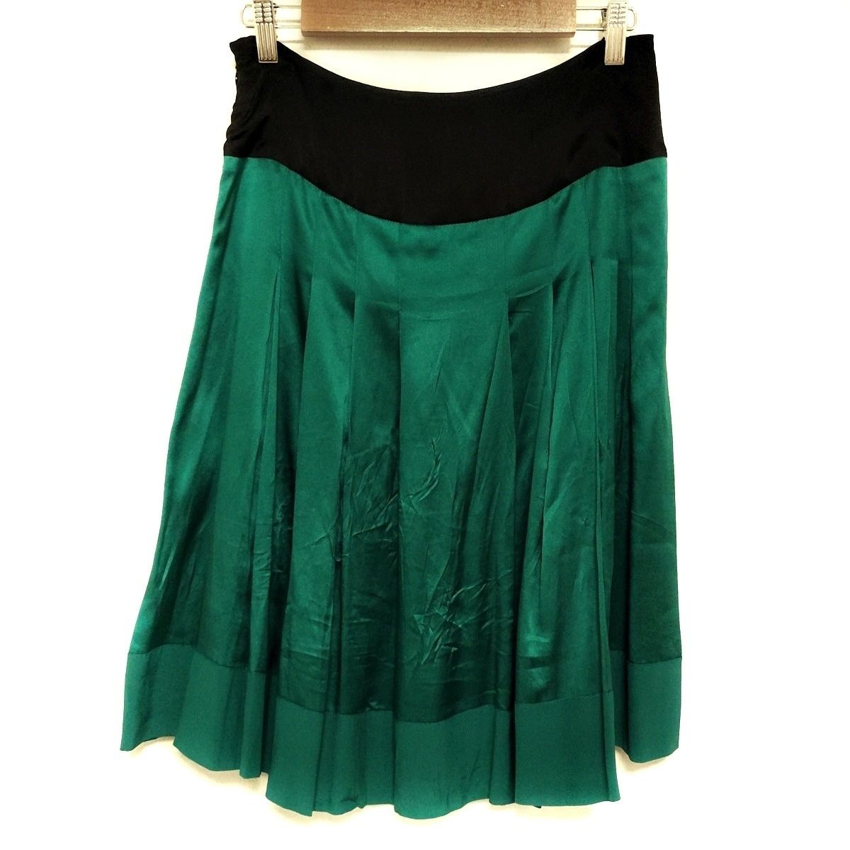 Chloe(クロエ) スカート サイズT 36 レディース - ブルーグリーン×黒