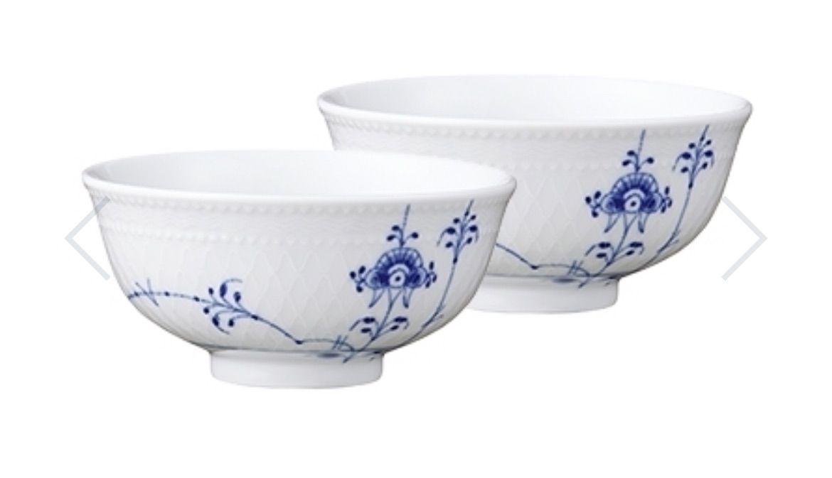 160 新品未使用ロイヤルコペンハーゲン ブルーパルメッテ ライスボウル