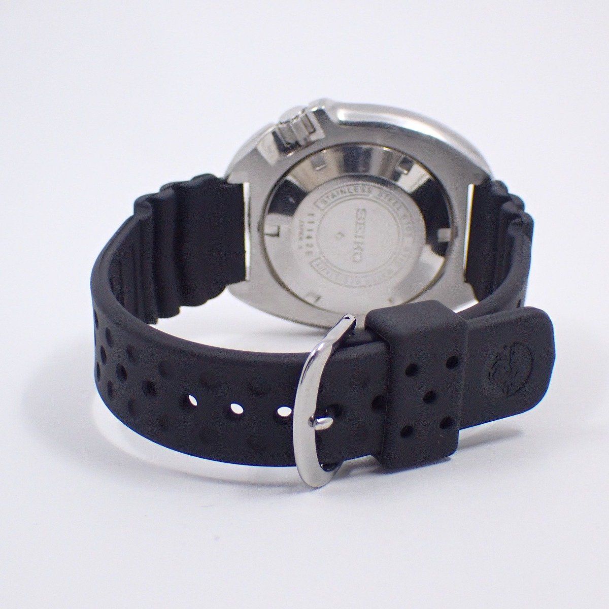  SEIKO セイコー セカンドダイバー 1971年製 150 M 植村モデル 自動巻き メンズ 腕時計 黒文字盤 ウレタンバンド 6105 8110 自動巻き時計 腕時計(アナログ)