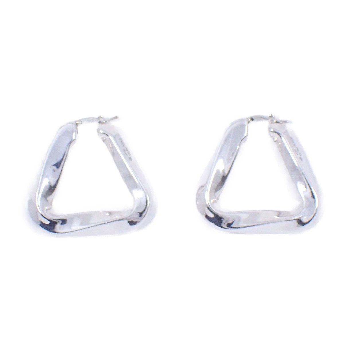 BOTTEGA VENETA ボッテガヴェネタ トライアングル ピアス シルバー925