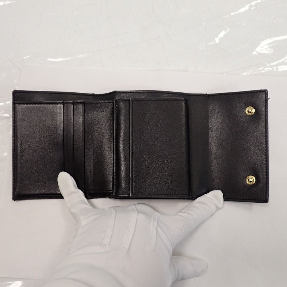 スモールトリフォールドウォレット 本革