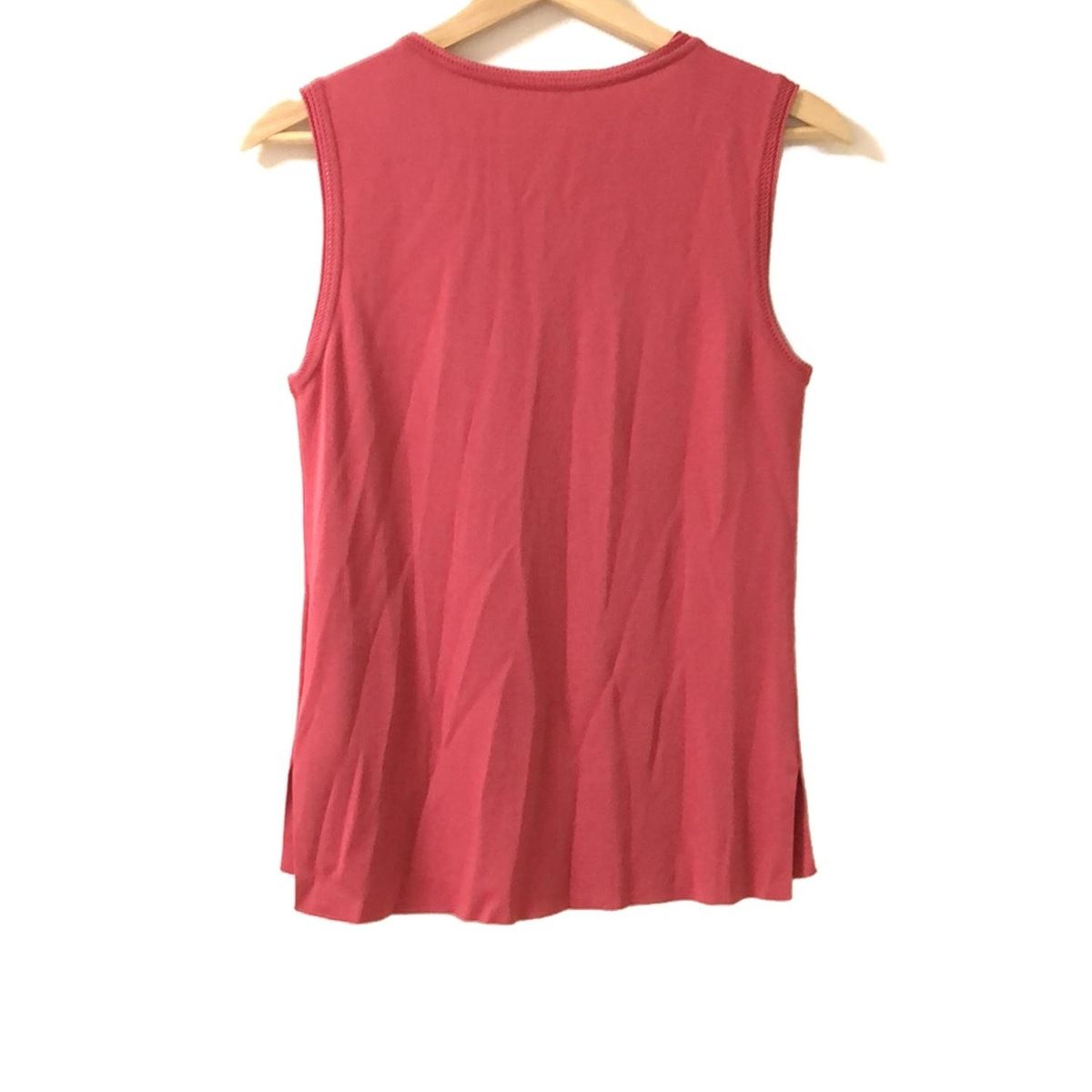 FOXEY フォクシー ベスト サイズ38 M レディース - 42969 レッドピンク