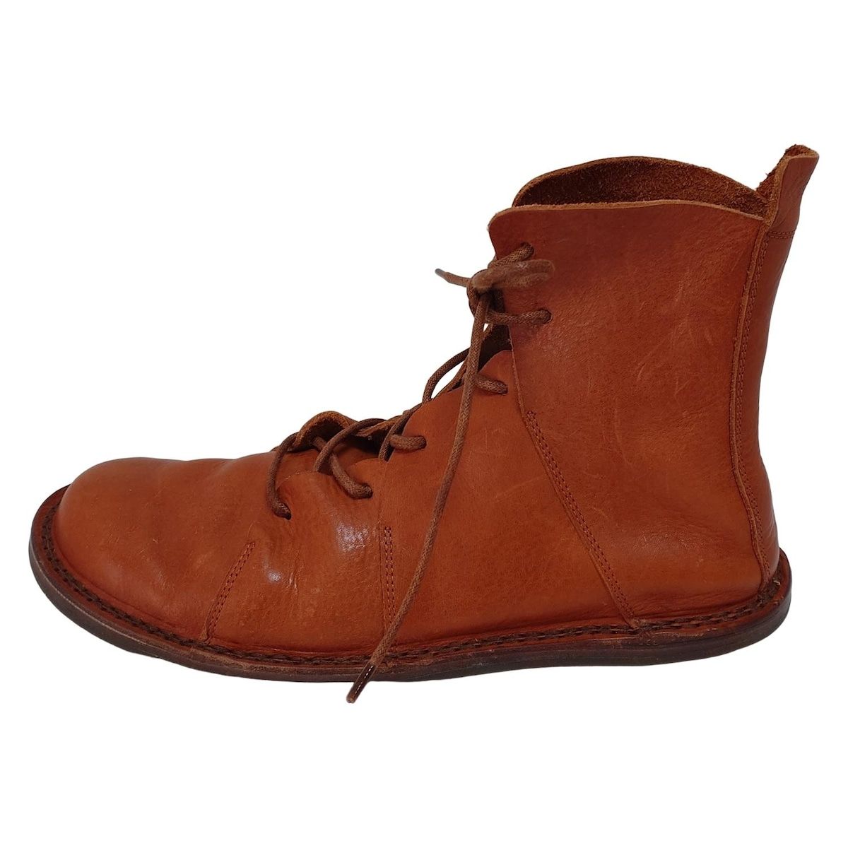 trippen トリッペン ショートブーツ 39 レディース - ブラウン インソール取外し可 レザー