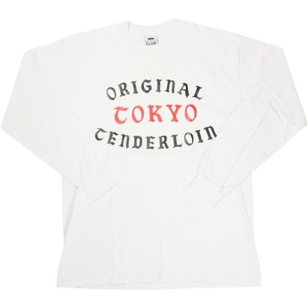 Size【L】 TENDERLOIN テンダーロイン 直営店限定TEE L/S OTT WHITE