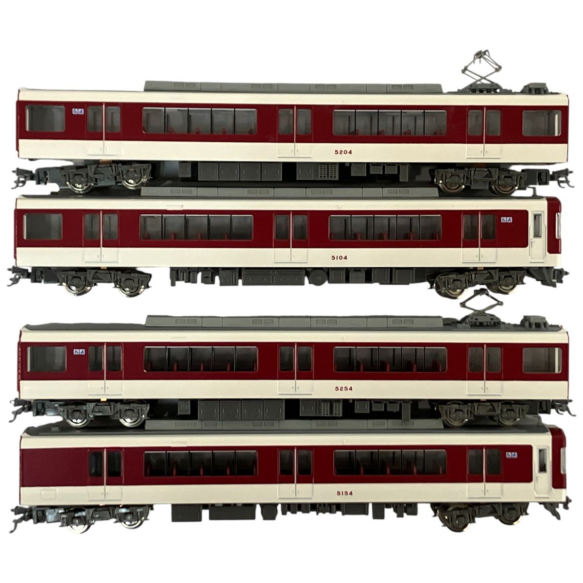 グリーンマックス 30371 近鉄 5200系 更新車 4両セット 動力付き N