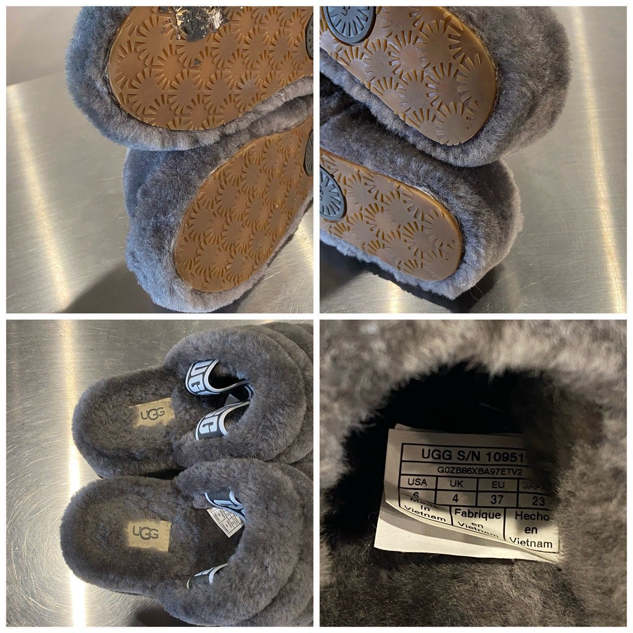 UGG』アグ (23cm) スーパーフラッスファーサンダル - メルカリ