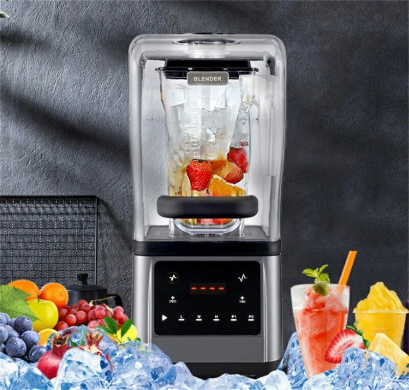 かき氷機 電動 業務用 1 6Ｌ 大容量 低騒音 製氷機 密閉型 防音カバー付き タイミング 速度調整 防音 サウンドエンクロージャー ふわふわ 氷 粉砕 削氷機 ステンレス鋼 みじん切り プッシュロッド付き 多段階調整 無 制御