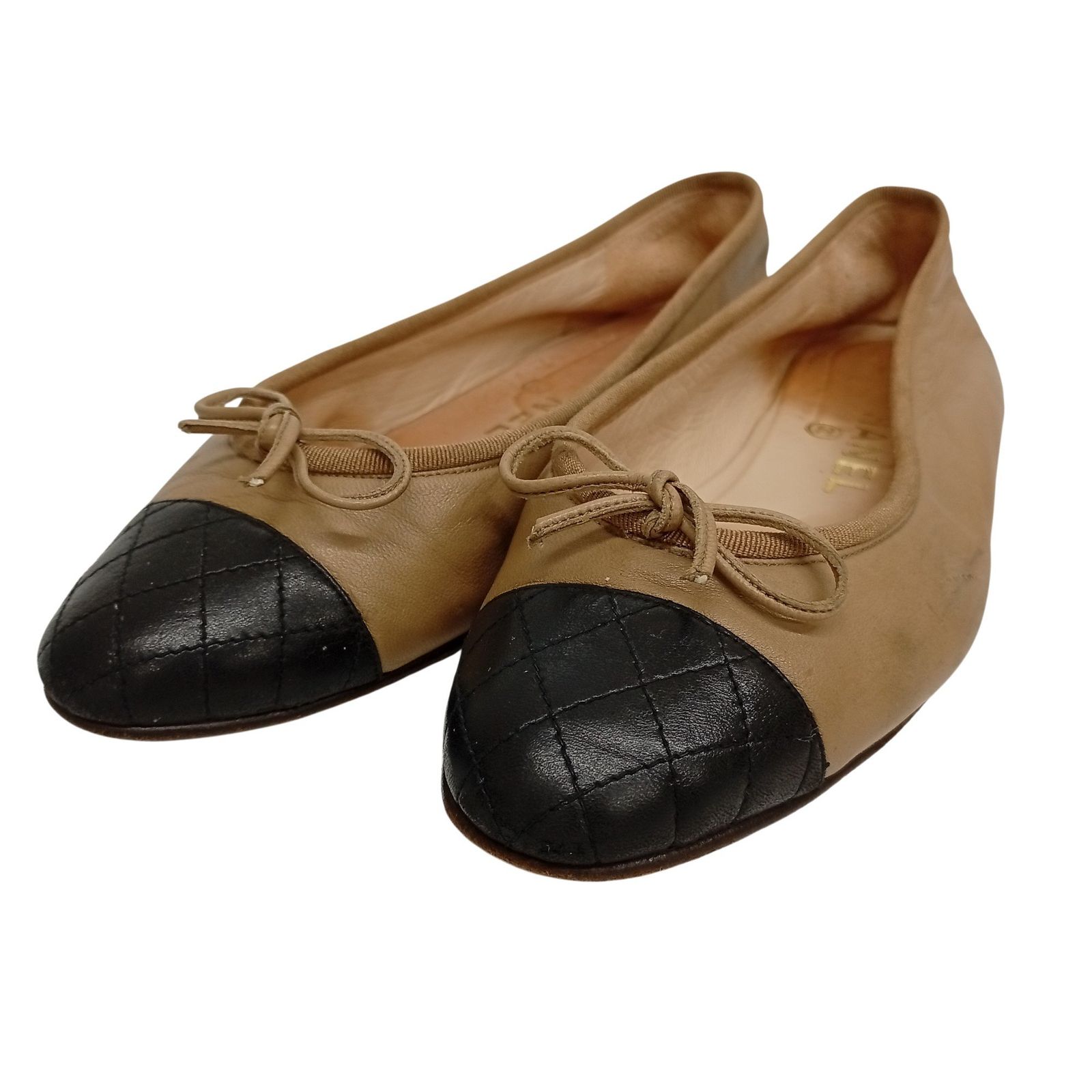 CHANEL シャネル パンプス バレーシューズ サイズ36 約23cm 【中古】JA