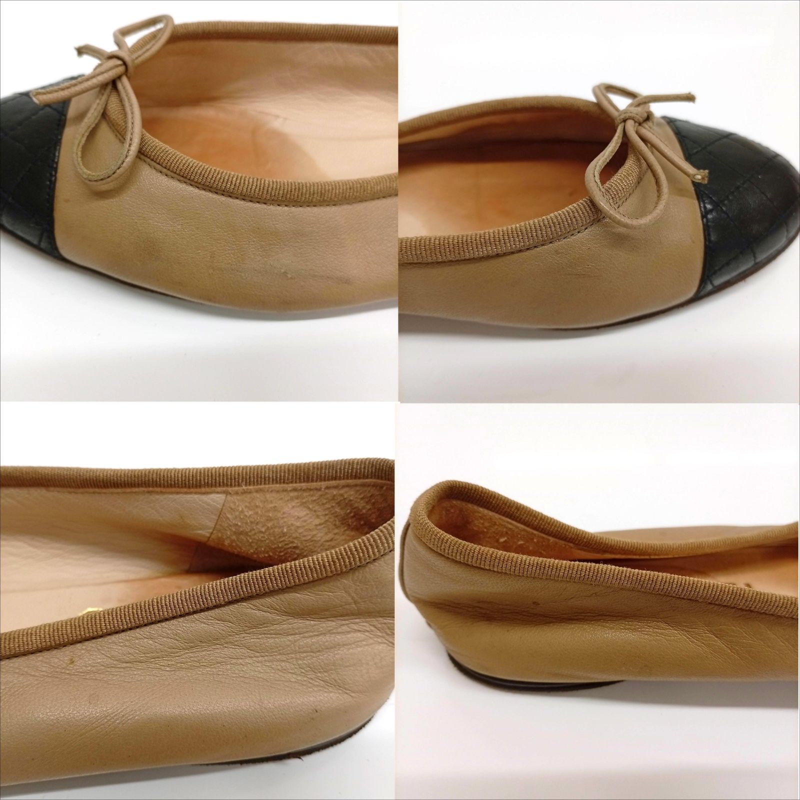 CHANELバレーシューズ23年購入 大人可愛い足元を演出】CHANEL☆バレーシューズ☆ツイード (CHANEL