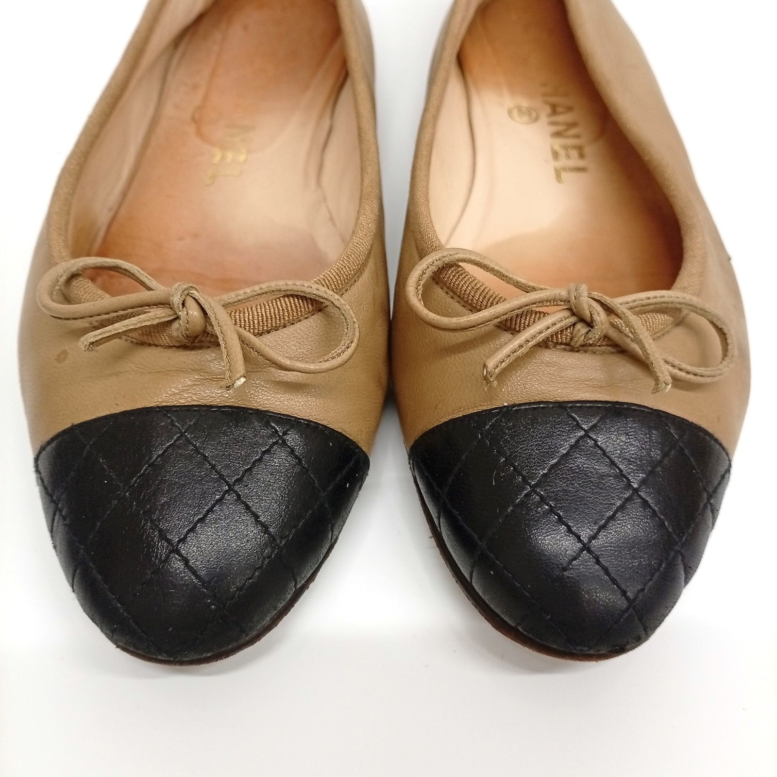 シャネルバレーシューズ36 2足 シャネル CHANEL シャネル ココマーク バレエシューズ 靴 サイズ36 1/2