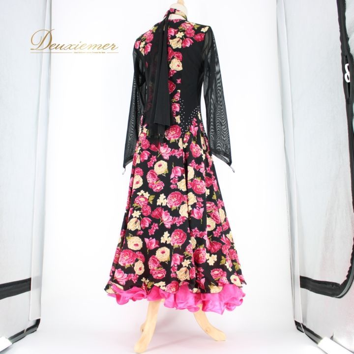 社交ダンス 衣装 スタンダード ドレス ワンピース パーティ衣装 prima