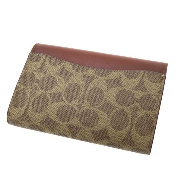 コーチ エッセンシャル ミディアム フラップ ウォレット CP026【A