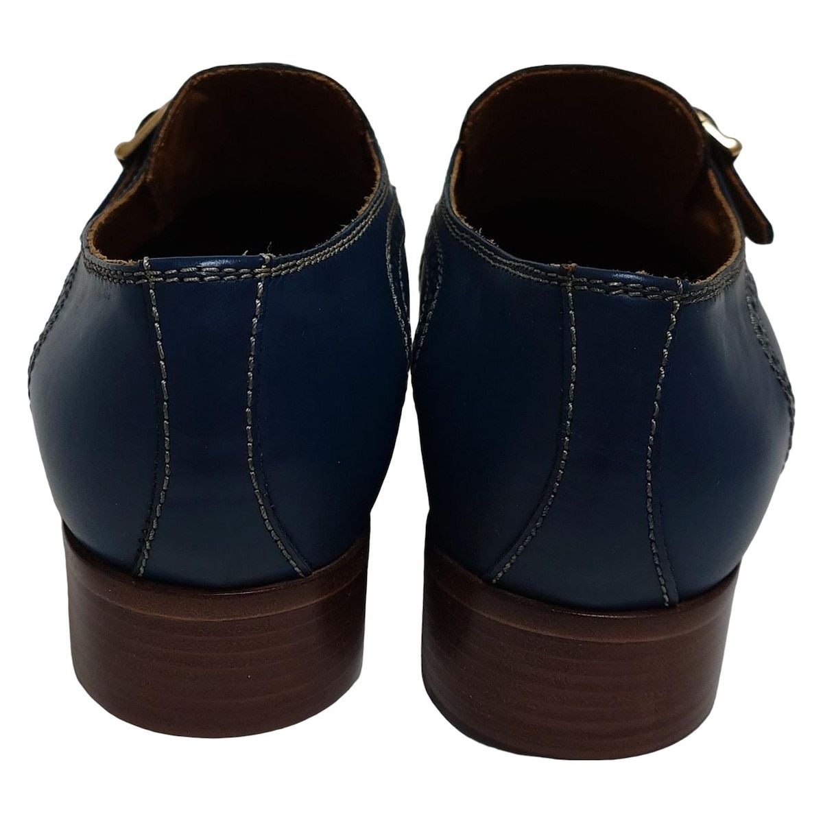  SEE BY CHLOE シーバイクロエ シューズ 38 レディース - ブルーグリーン ウィングチップ レザー その他 靴