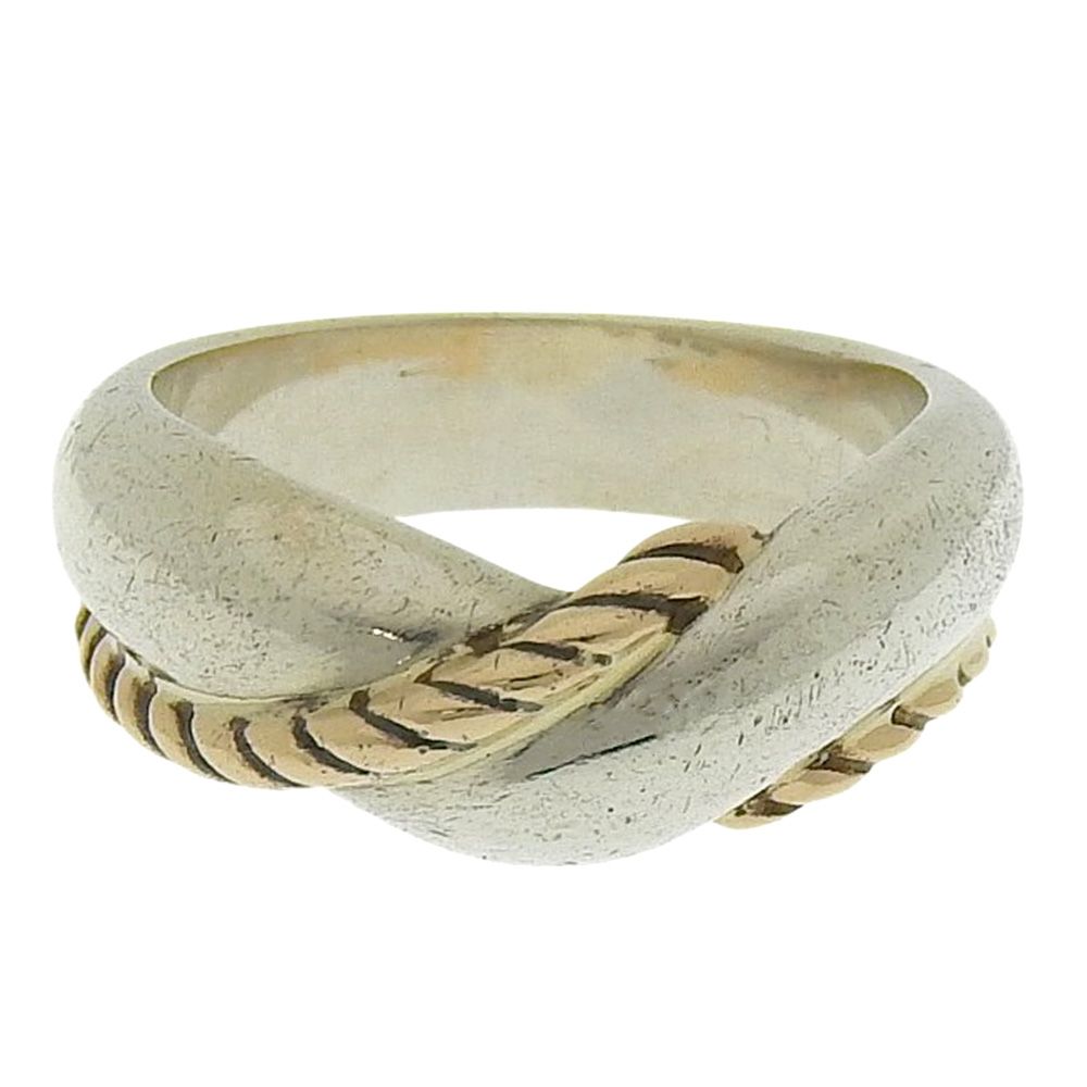 【良品】スタージュエリー リング K14 SV925 コンビ STAR JEWELRY 新品 シルバーリング ジルコニア K14×SV925 良品】スター