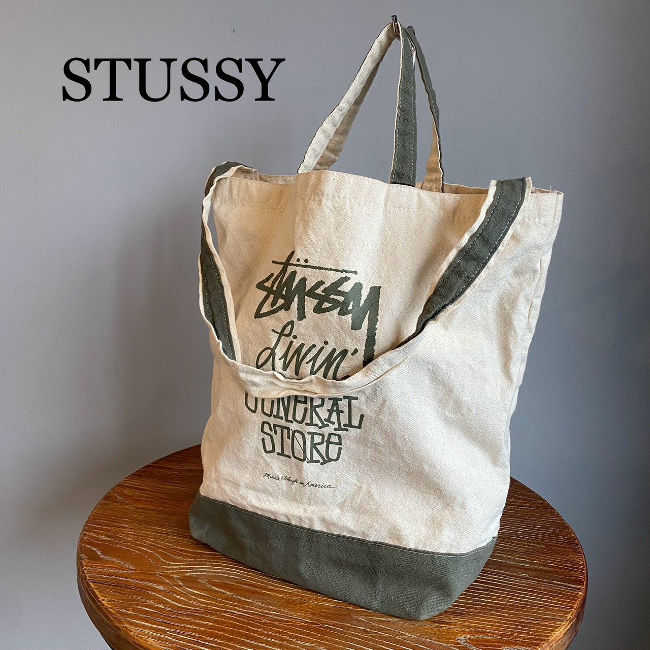 STUSSY』ステューシー 2WAY トートバッグ - メルカリ